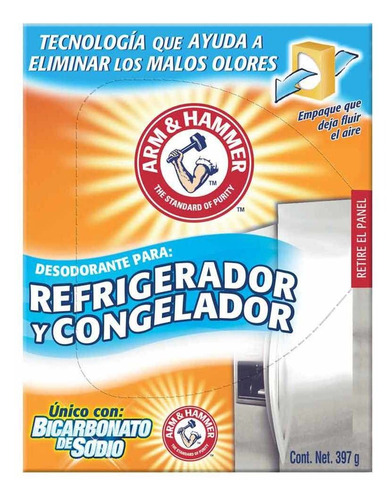 Desodorante Para Refrigerador Congelador 397g Arm And Hammer
