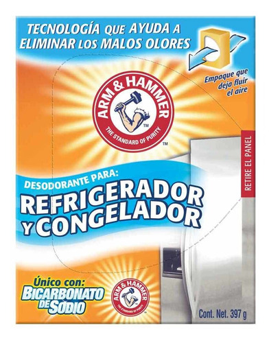 Desodorante Para Refrigerador Y Congelador Arm And Hammer 397g