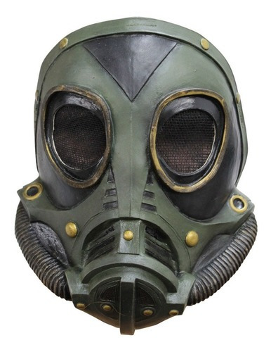 Mascara De Gas M3a1 Gas Mask Hallowen Disfraz Apocalíptico Color Gris
