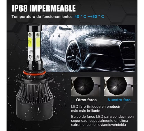 Kit Luces Led H4 H11 Luz Alta/baja/niebla For Nissan