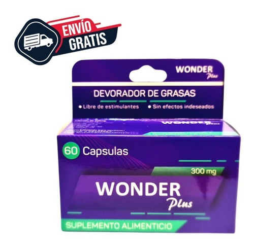 Pastillas Para Reducir Tallas Y Perder Peso Wonder Plus 