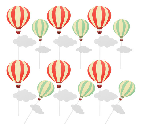 Globo Aerostático Beer Fondant, 10 Pares