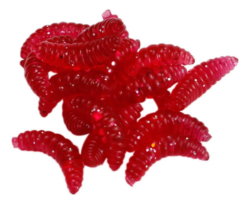 4 X 2-6pack 100 Unids/set Pesca Larva Suave Pan 4 Piezas
