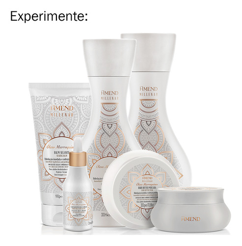 Shampoo Amend Millenar Óleos Marroquinos 300ml