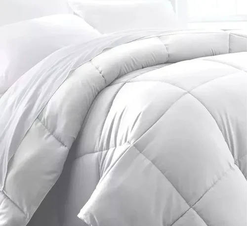 Imagen 4 de 5 de Acolchado Queen Size Reversible Térmico Símil Pulmón Edredón