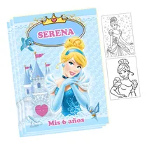 Comprar Kit Imprimible Mini Librito  Pintar Colorear Cenicienta
