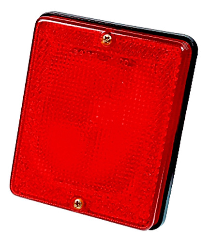 Faro Trasero Rectangular Universal Rojo Baiml Ba-1400 Ru