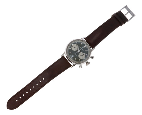 Reloj Hombre Hamilton American Classic Intra-matic 40mm Marrón Oscuro Plateado Verde
