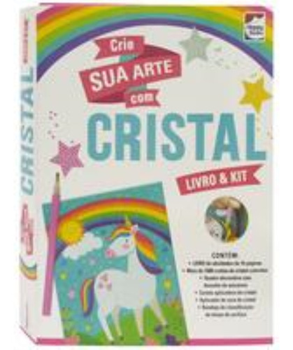 Livro & Kit: Mania Do Cristal Unicornio, De Lake Press. Editora Happy Books, Capa Mole Em Português