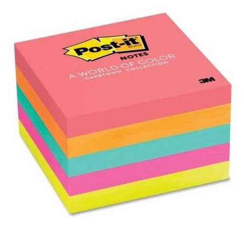 Post-it Notas 654-5pk En Colores Neon 450 Hojas 90hojasxtaco