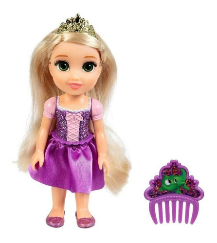 Disney-juguetes De Dibujos Animados Para Niños, Muñecas De La Princesa  Rapunzel, Accesorios De Colección De Animadores, Mini Muñecas  Coleccionables De 