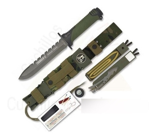 Cuchillo Supervivencia K25 Thunder Ll Campaña