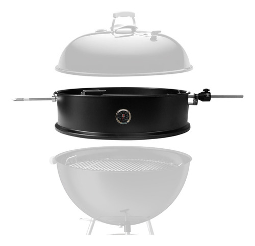 Kanka - Kit De Anillo, Espada Y Motor Para Parrilla Redonda