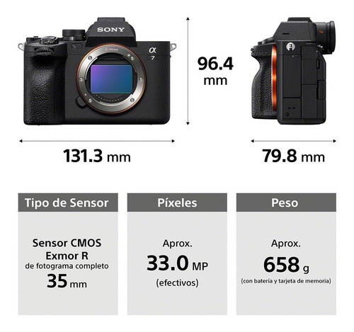 Cámara Profesional Sony Alpha + Lente Sel2870 Ilce-7m4k