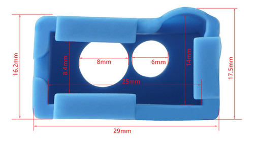 Capa De Silicone Compatível Com Bloco De Aquecimento De