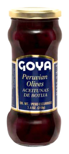 Aceitunas De Botija Peruanas Goya 210g