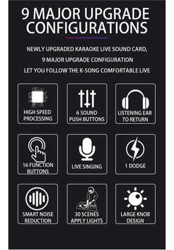 A Cambiador De Voz De Tarjeta De Sonido Con Efectos 800mah