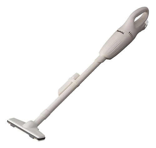 Aspirador de Pó Sem Fio CL100DZ Makita a Bateria Max Portátil Vertical Branco 600ML de Mão Compacto Sem Bateria Sem Carregador com Bocais e Tubo