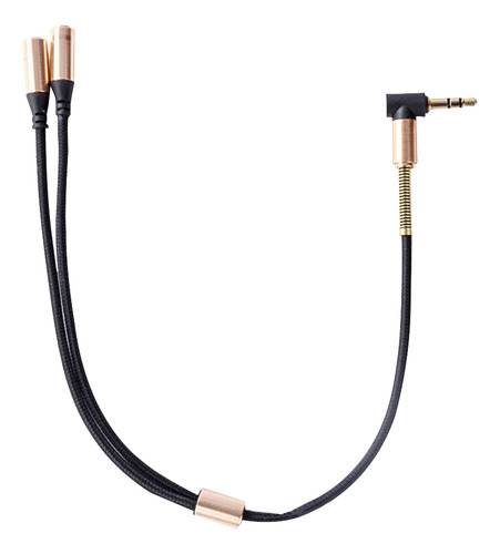Cable De Extensión Con Divisor Doble Para Auriculares