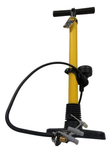 Imagen 3 de 9 de Bomba P/inflar Bicicleta Alta Presión 160psi Con Manómetro