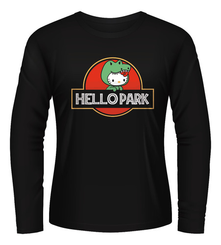 Playera Hello Kitty Park Manga Larga