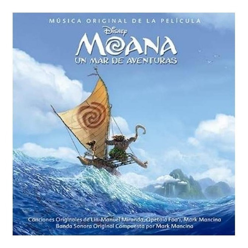 Moana Un Mar De Aventuras Soundtrack Cd Nuevo