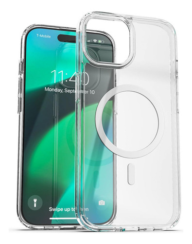 Kit Funda Para iPhone Magsafe + Cargador Magsafe Inalámbrico