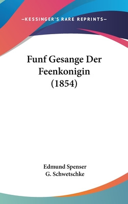 Libro Funf Gesange Der Feenkonigin (1854) - Spenser, Edmund
