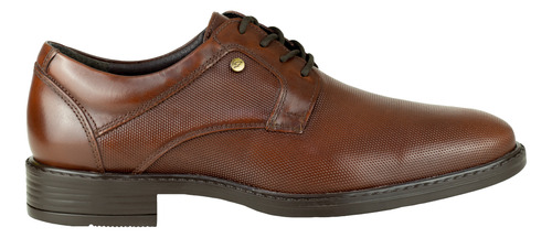 Zapato Oxford Hombre De Vestir Gino Cherruti 226 Caoba Piel