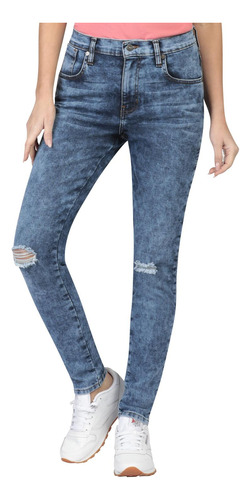 Pantalón Jeans Skinny Cintura Extra Alta Lee Mujer M01