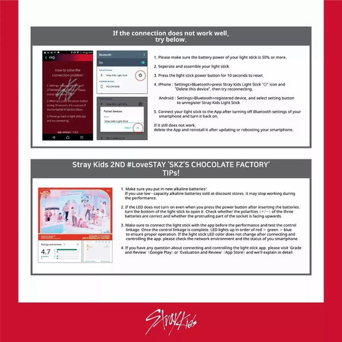 Nueva Aplicación Stray Kids Lightstick Concert, Bluetooth,q1