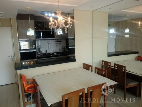 Vendo Lindo Apartamento No Altos Do Pacaembu Em Jundiaí, 74 M², Andar Alto, Vista Panorâmica, 03 Dormitórios (01 Suíte) 02 Vagas, Lazer Completo, Bairro Com Todas As Comodidades. E - Ap00291 - 347845