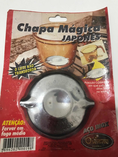 Chapa Para Ferver Leite E Não Deixar Transbordar Aço Inox