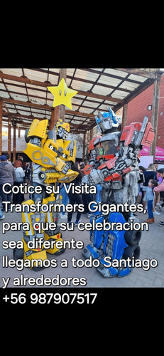 Transformers Para Su Evento