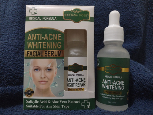 Set 2 Sérum Facial Blanqueamiento Y Anti Acne (día Y Noche)