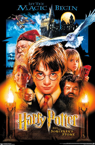 Trends International 24 X 36 Harry Potter Y La Piedra Filoso