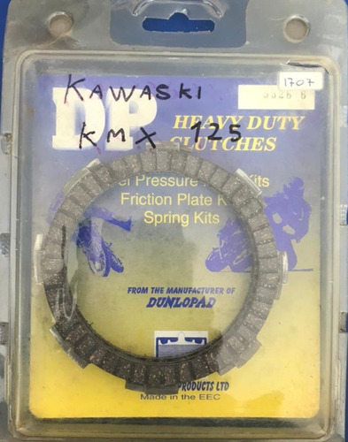 Discos Embrague Kawasaki Kmx 125 Dunlopad 