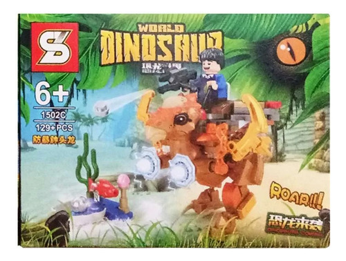 Bloques Para Armar Jurassic World Paquicefalosaurio 129 Paquicefalosaurio