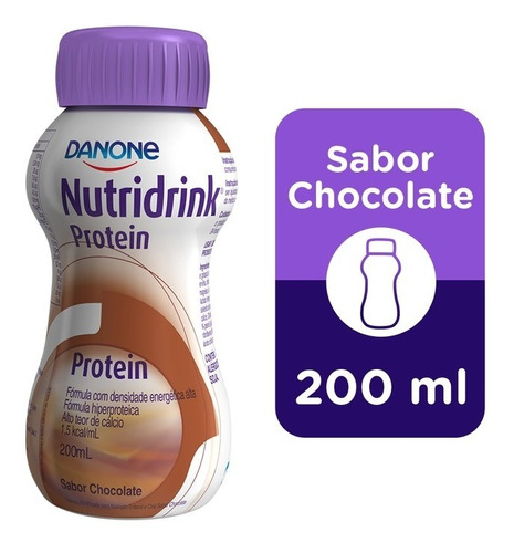 Suplemento Nutridrink Protein Chocolate 200ml Danone