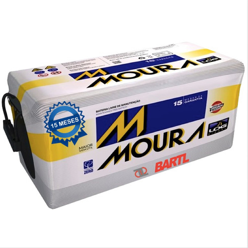 Bateria Moura 260 Amp M180b Garantía 15 Meses