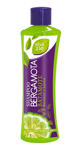 Shampoo Shazie Bergamota Y Bardana 500 Ml Shanaturals