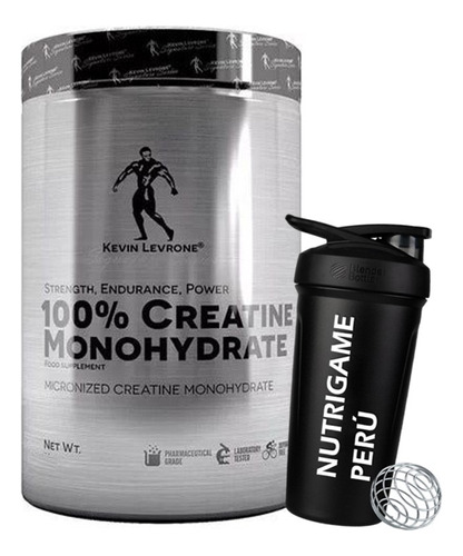 Creatina Monohidratada Kevin Levrone 500gr - Tienda Física 