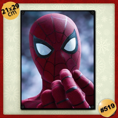 #519 - Cuadro Vintage 21 X 29 Cm / Spider Man Hombre Araña