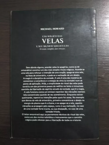 livro - Uso Mágico das Velas e seu Significado Oculto o