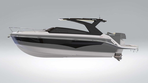 Lancha Real 35 Cabriolet Com 2x Mercury 150hp 4t Nova