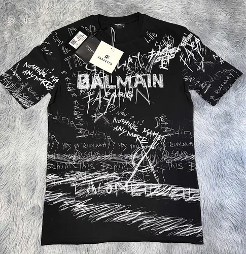Playera Balmain Cuotas sin inter s