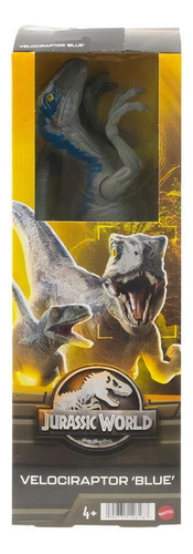  Mattel Jurassic World: Mundo Jurásico Velociraptor Blue