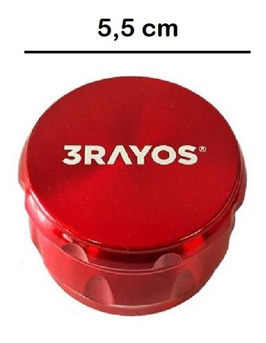 Imagen 2 de 9 de Picador Aluminio 4partes Imantado Polinizador Bombo Rojo