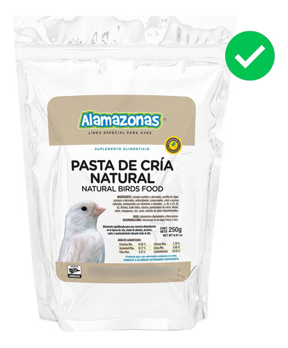 Pasta De Cría Blanca Pro 250g Canary Alamazonas