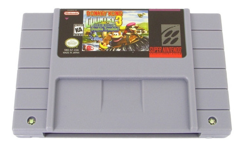 Fita Snes Donkey Kong Country 3 Cartucho Salvando